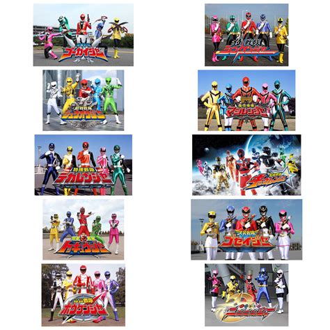 The best super sentai shows. .